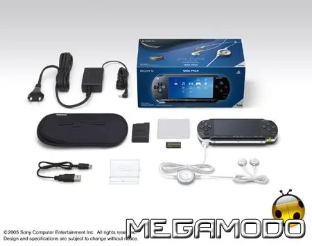 Lancio di PSP (PlayStation Portable) Giga Pack, edizione limitata