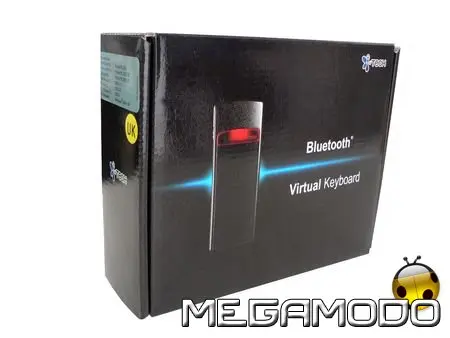 Virtual KeyBoard di i.Tech, un fascio di luce laser proietta una tastiera