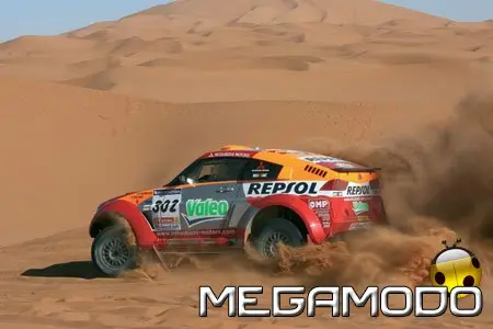 Luc Alphand su Mitsubishi vince la Dakar 2006