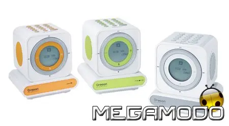 Cube Phone, lettore mp3, radio FM, sveglia, orologio e telefono cordless