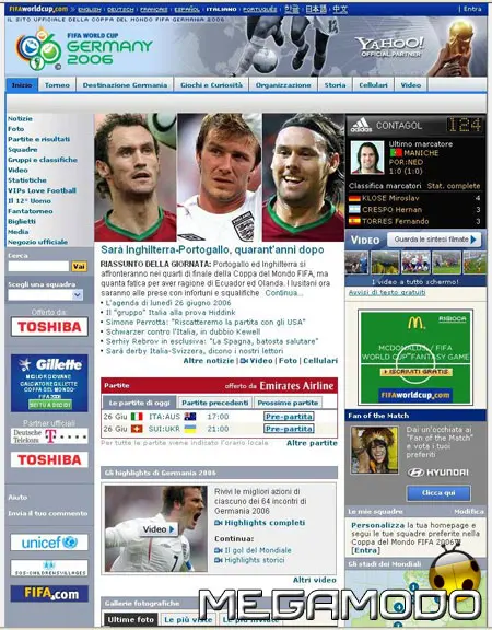 fifaworldcup.com, 2.5 miliardi di visitatori