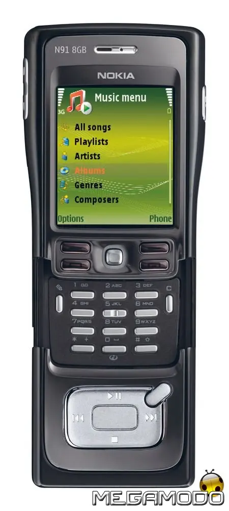 Nokia N91 8GB, jukebox tascabile