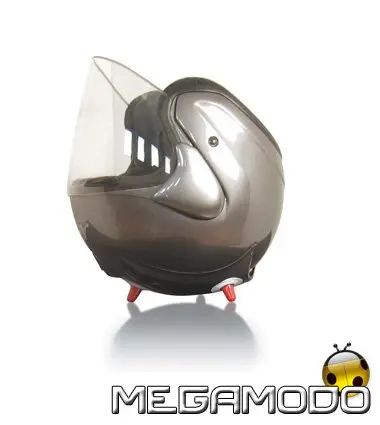 Atollo, supporto su cui appoggiare il casco capovolto