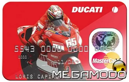 Desmo premi per la Ducati Credit Card