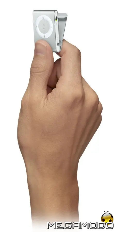 iPod shuffle Apple, appena 8 cm3