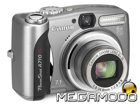 PowerShot A710 IS, con stabilizzatore ottico d'immagine