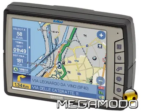 AvMap Geosat 5, il GPS portatile con video touch screen da 5 pollici