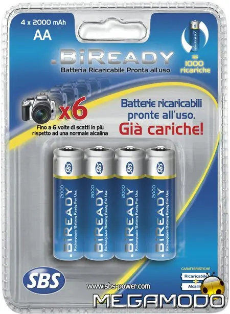 SBS presenta le nuove batterie .BiReady