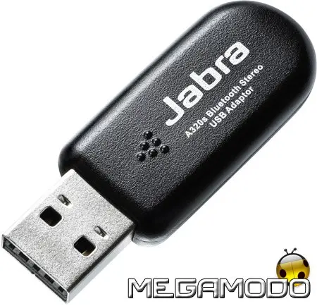 Jabra A320s USB Bluetooth Stereo, adattatore stereo USB