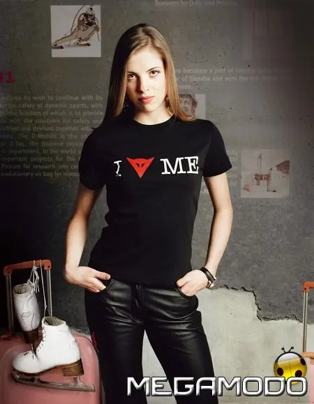 Carolina Kostner e Dainese I LOVE ME