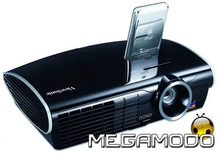 ViewSonic PJ258D, videoproiettore DLP Made for iPod