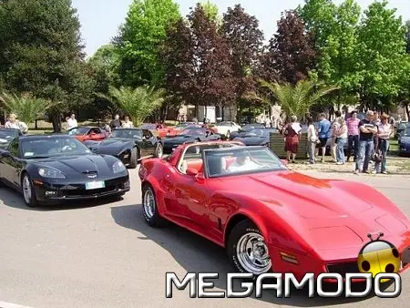 Raduno internazionale Corvette a Bardolino