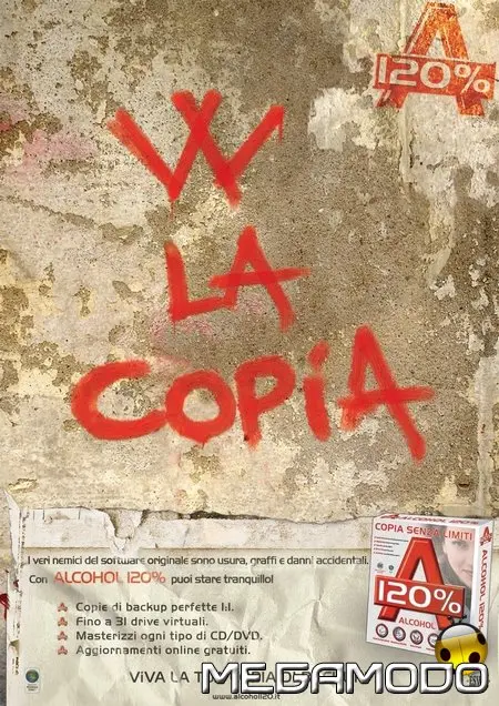 Alcohol 120%, W la copia