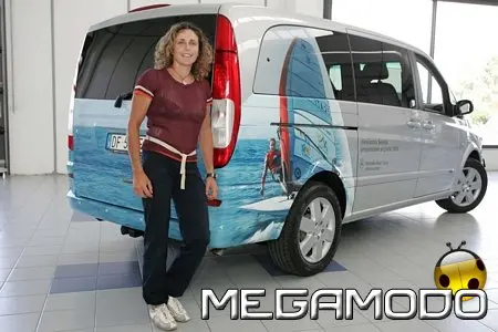 Mercedes-Benz Viano ed Alessandra Sensini