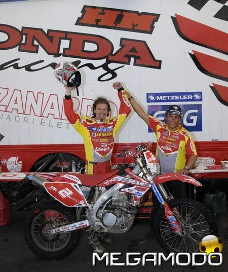 Team Honda-HM Zanardo e Mika Ahola insieme nel 2008