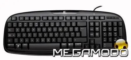 Logitech Classic Keyboard 200 per console Nintendo Wii