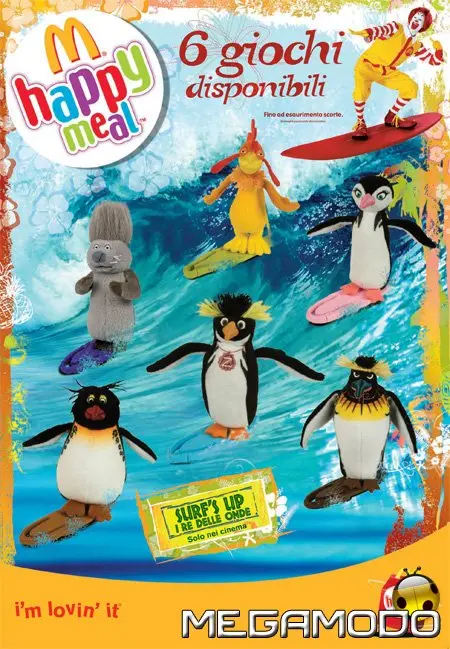 I protagonisti di Surf's Up nell'Happy Meal