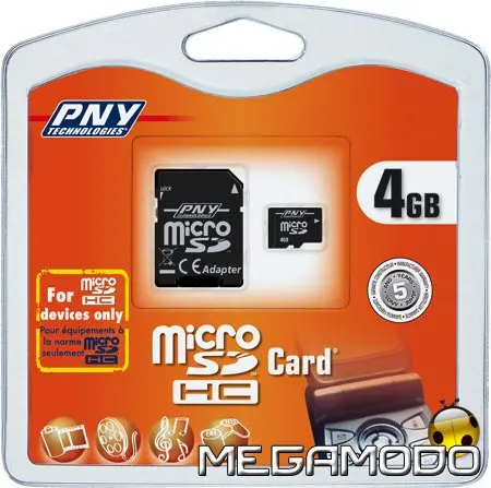 PNY Technologies Micro SD HC 4GB