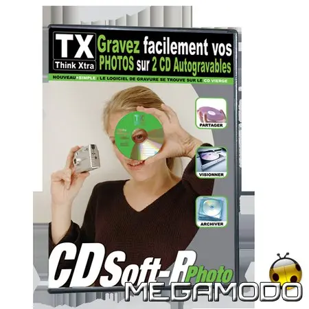 CDSoft-R Photo, pack con 2 CD auto-masterizzanti