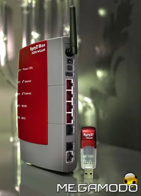 AVM FRITZ!Box WLan 7170, PBX, router e ADSL