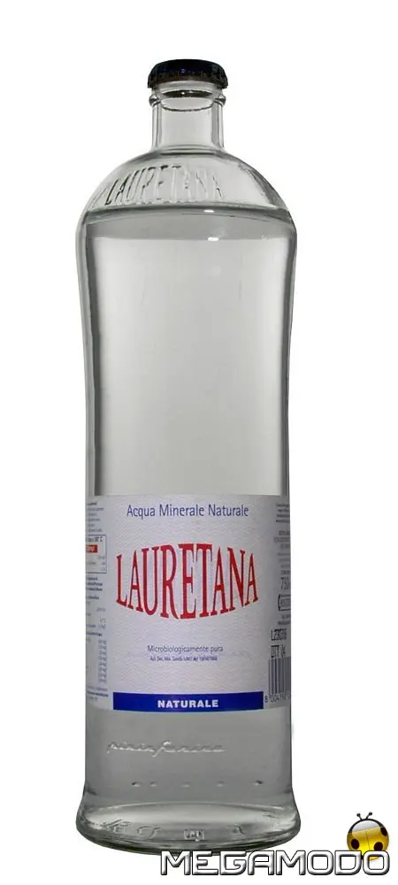 Acqua minerale Lauretana, bottiglia firmata Pininfarina