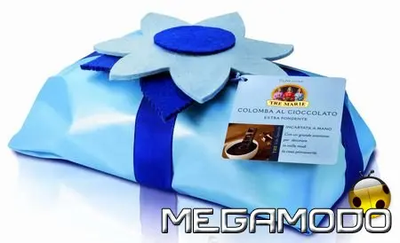 Colomba al Cioccolato Tre Marie incartata a mano
