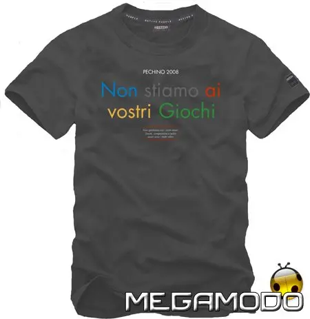 Olimpiadi, la prima t-shirt sociale