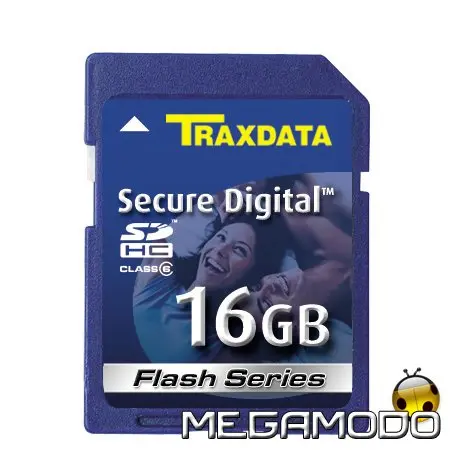 Da Traxdata memory card SDHC da 16GB