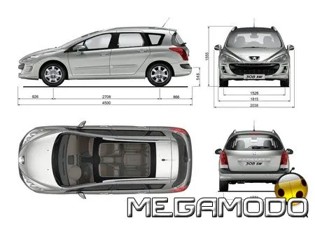 Nuova Peugeot 308 SW e SW Ciel