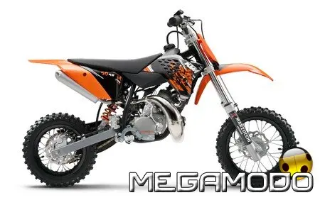 Le mini di KTM 50 SX, 65 SX, 85 SX MY 2009