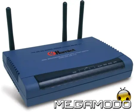 Nuovo Hamlet Router ADSL2+ e adattatore USB 2.0