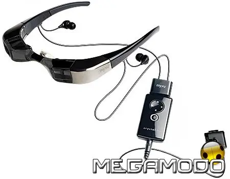 Occhiali video myvu Crystal, schermo ancora più grande