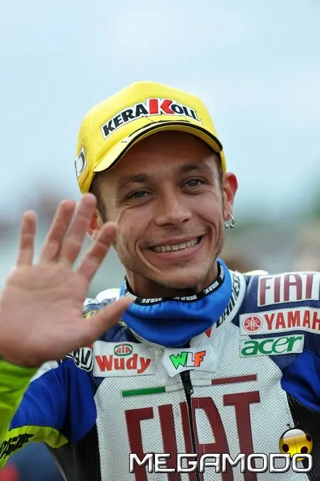 Valentino Rossi 2^nel GP d'Inghilterra