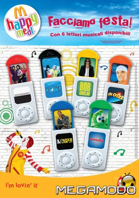 Nuova promozione Happy Meal Music