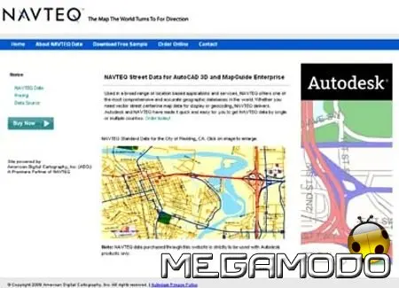Navteq aderisce al programma Autodesk Data Initiative