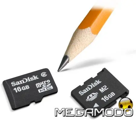 SanDisk microSDHC e M2 da 16 GB