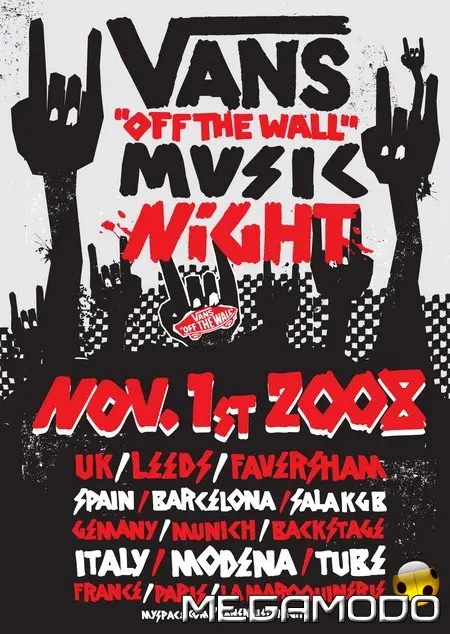 Vans lancia la prima European club night