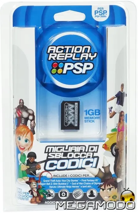 Shardan presenta Action Replay per PSP