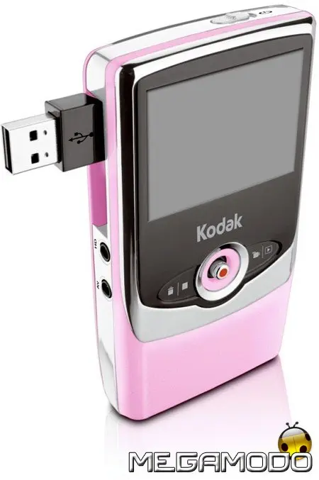 Kodak Zi6 Pocket Video Camera, in rosa