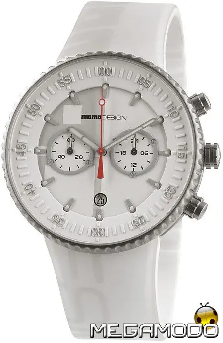 Momodesign JET black&white, orologio in bianco e nero