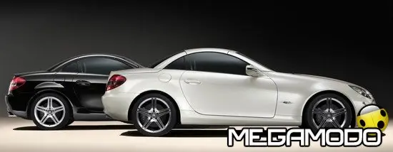 Mercedes-Benz SLK 2LOOK Edition, in bianco e nero