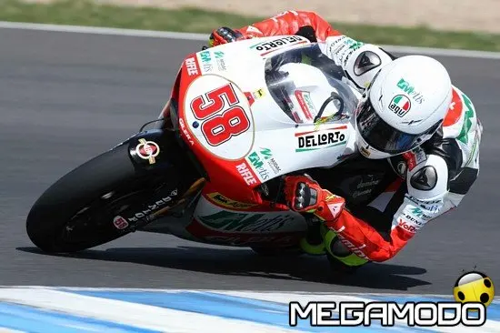 Bene Marco Simoncelli nei Test IRTA di Jerez