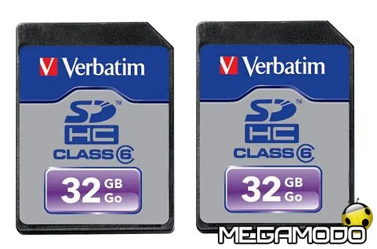 Nuova SDHC Classe 6 32GB da Verbatim