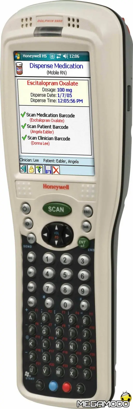 Honeywell Dolphin 9900hc con involucro esterno disinfettabile