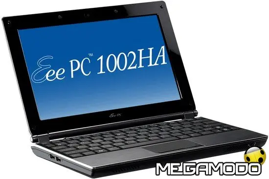 Asus Eee PC 1002HA, netbook di grande raffinatezza