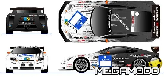 Lexus LF-A in gara nella 24 Ore del Nürburgring
