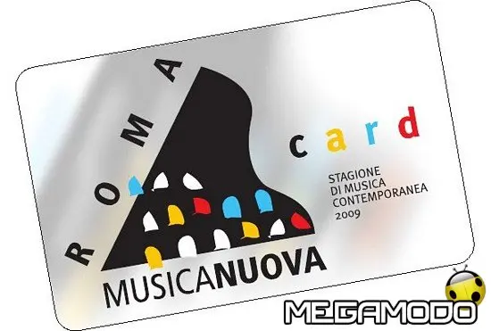 Roma Musica Nuova Card 2009