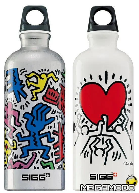 Keith Haring per le borracce ecologiche SIGG in alluminio