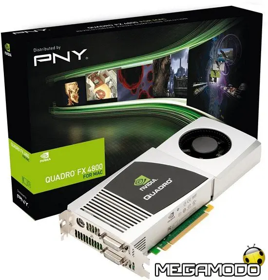 NVIDIA Quadro FX 4800 per Mac, scheda grafica professionale