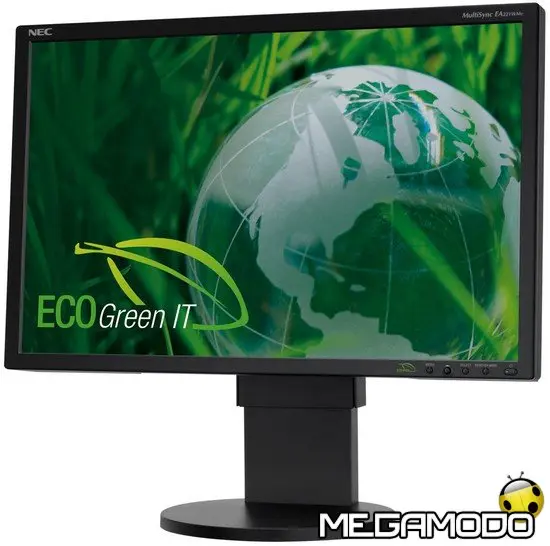 NEC MultiSync EA221WMe, nuova tecnologia di retro illuminazione